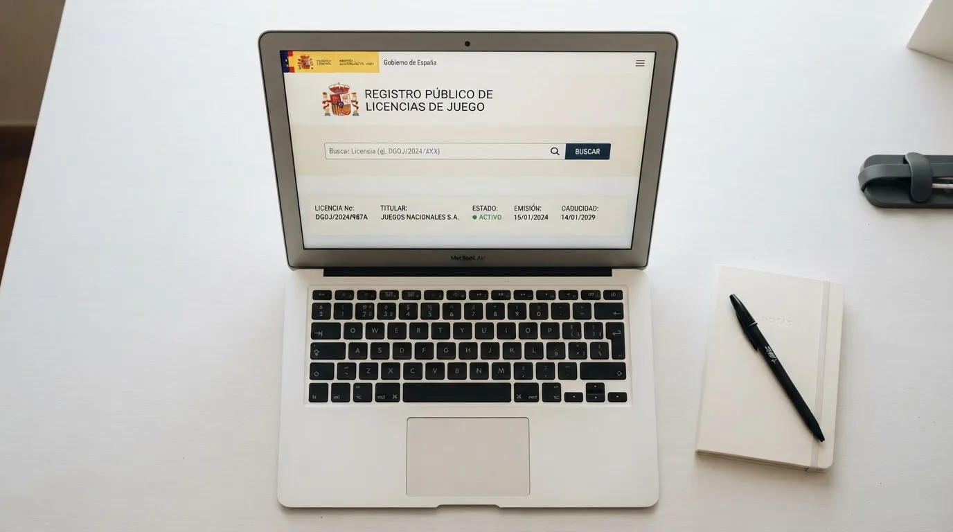 Captura del registro público de Anjouan Gaming con un número de licencia ALSI y su estado Active