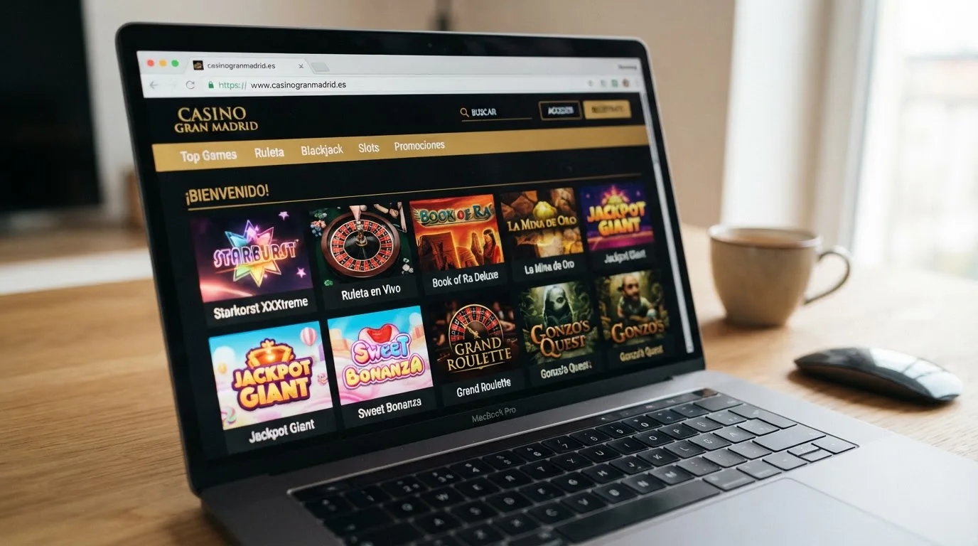 Primer plano del pie de página de un casino online español donde se ve el sello de la DGOJ con el número de licencia y el dominio .es